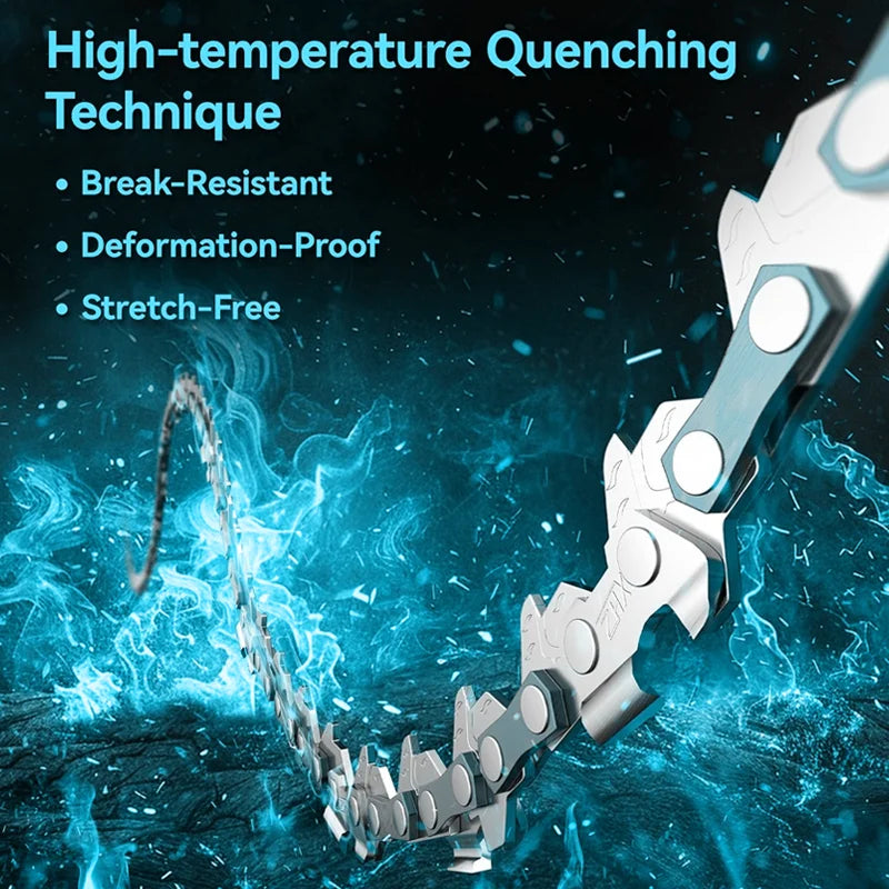 12-inch Cordless Blue Electric Chainsaw 600W Handheld Brushless Woodworking Chainsaw Power Tool For Makita 18V Battery