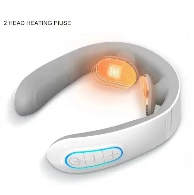Neck Massage Intelligent Charging Heating Pressing Magnetic Pulse Fashion Portable Pulse Neck Massager Relieve Pain Muscle Care