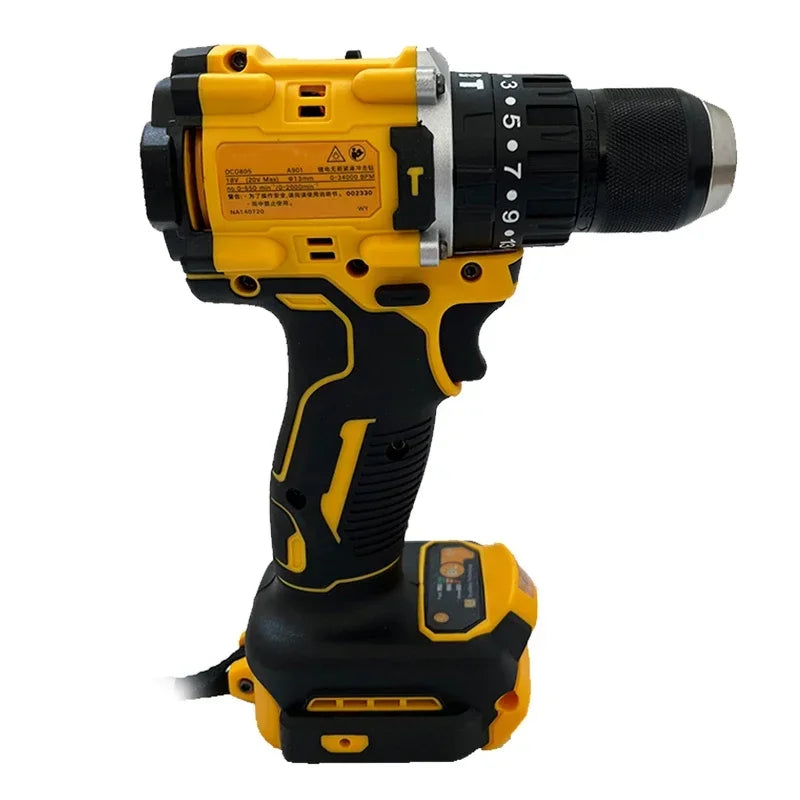 Fit DEWALT DCD805 Brushless Impact Drill Cordless Electric Screwdriver Multi-Function Hand Drill 20V Power Tools