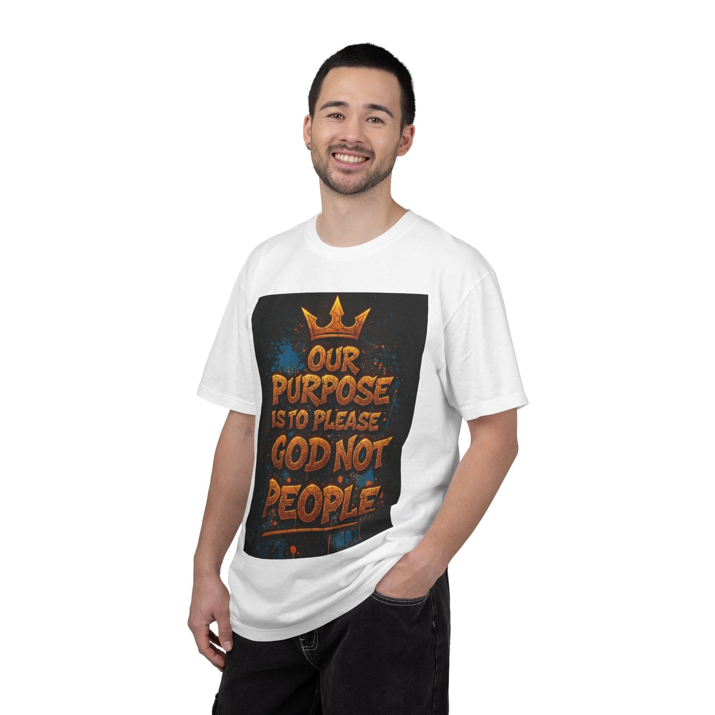 T-Shirt — "Our Purpose Is To Please God Not People" Christian Faith Graphic Tee