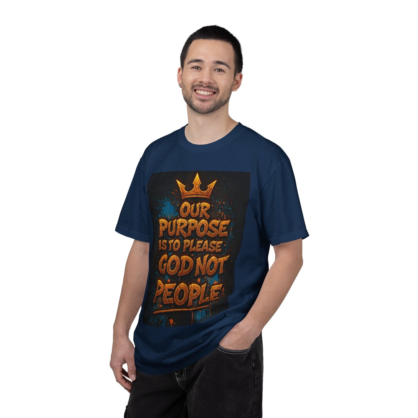 T-Shirt — "Our Purpose Is To Please God Not People" Christian Faith Graphic Tee