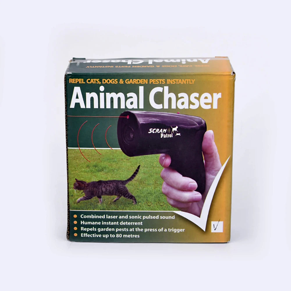 Ultrasonic Dog Repeller Chaser Cat Anti Stop Bark Control Device Pet Repel pests Cat Dog Training Trainer Laser Deterrents
