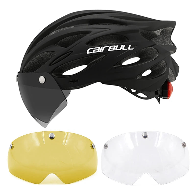 Cycling Helmet Light Road Mtb Mountain Bike Bicycle Led Helmet L for Men Women Visored Bicycle Helmet Casco Accesorios