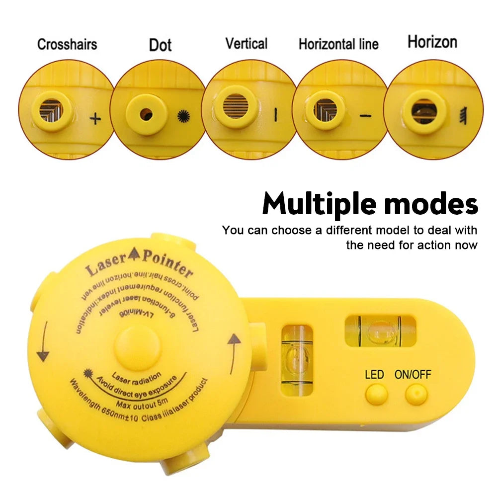 4-in-1 Laser Level Ruler – Horizontal & Vertical Measuring Tool with Tripod