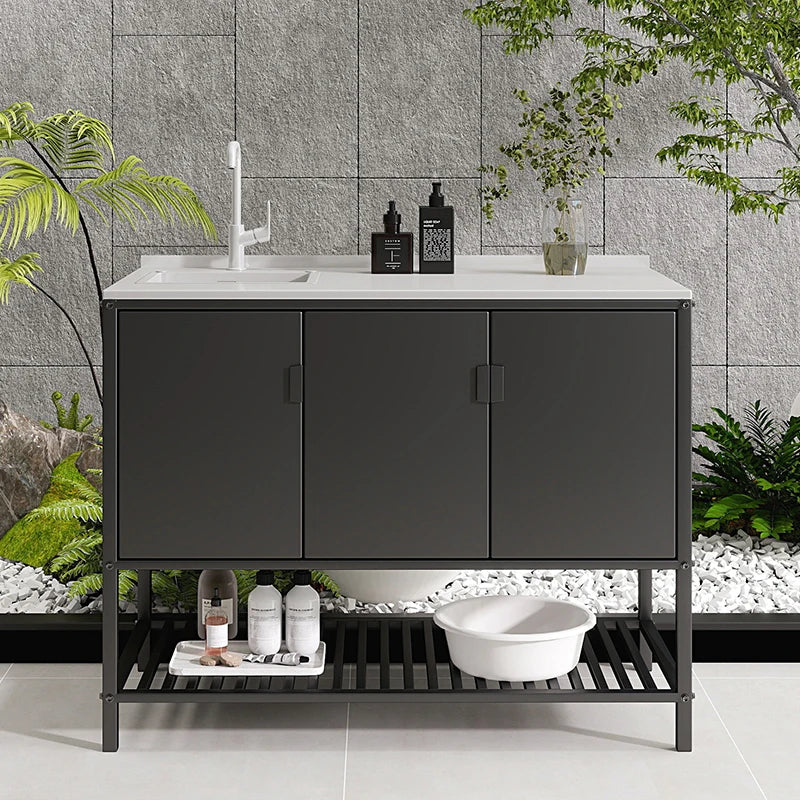 Custom Outdoor Kitchen Cabinets Steel Design for Home Use with Sink