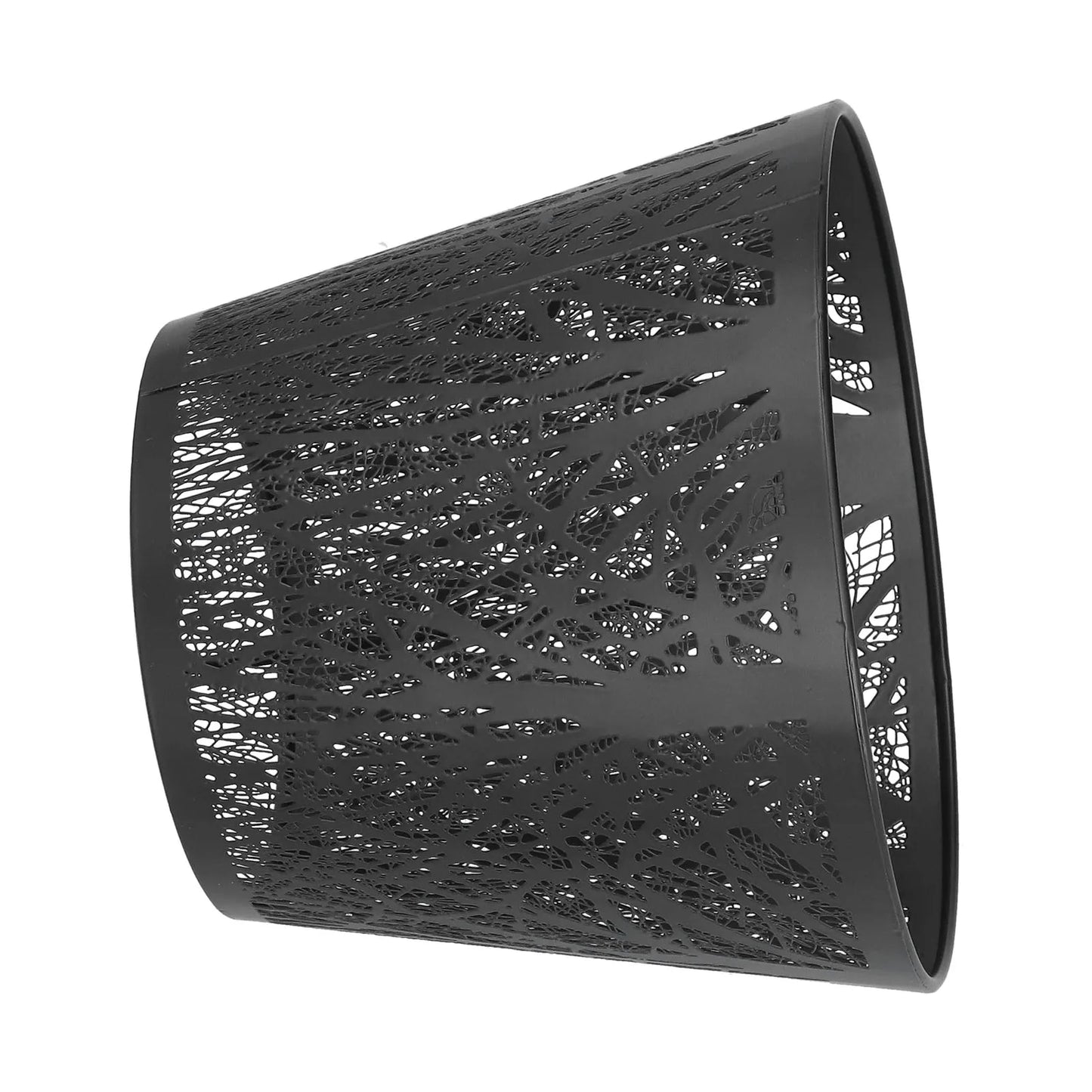 E27 E26 Lampshade Modern Style Wrought Iron Carved Forest Tree Shaped Mini Lamp Shade Cover for Table Lamp Bedroom Bedside Decor