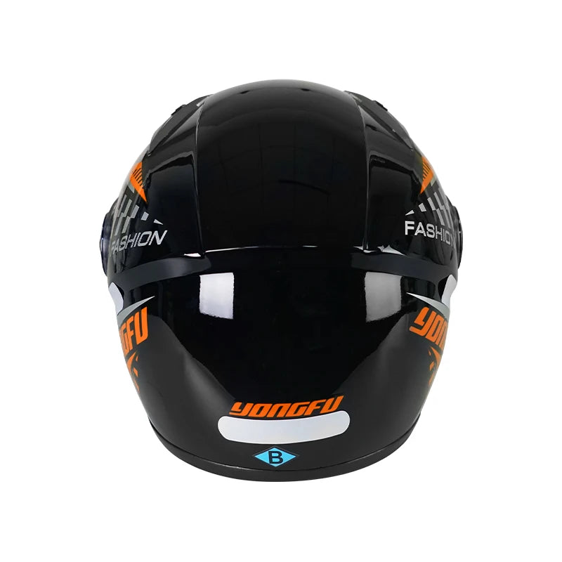 Motorcycle Helmet Full-Face Helmet for Men and Women, Electric Scooter Safety Helmet, Winter Anti-Fog and Warm