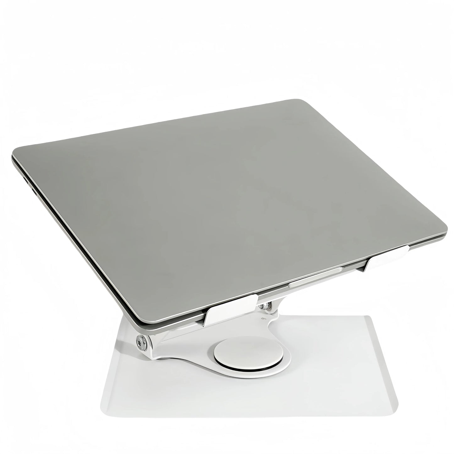 Metal Adjustable Laptop Stand 360° Rotating Foldable Holder with Cooling Fans USB