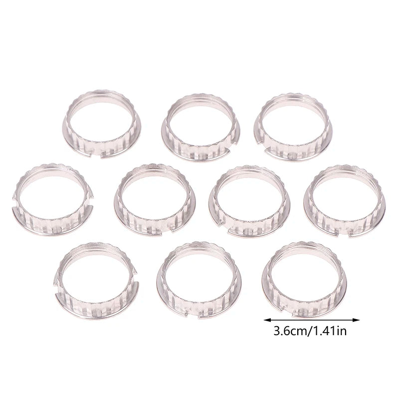 10pcs Metal Lamp Shade Ring G9 Lamp Shade Reduction Ring G9 Lamp Holder Ring, M20 Lamp Shade Bracket Adapter Ring