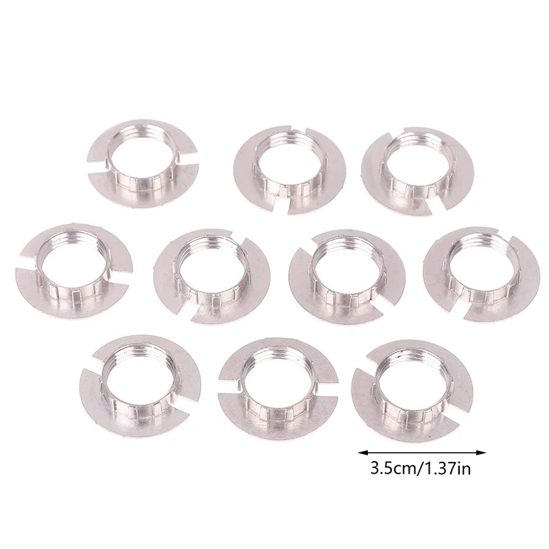 10pcs Metal Lamp Shade Ring G9 Lamp Shade Reduction Ring G9 Lamp Holder Ring, M20 Lamp Shade Bracket Adapter Ring
