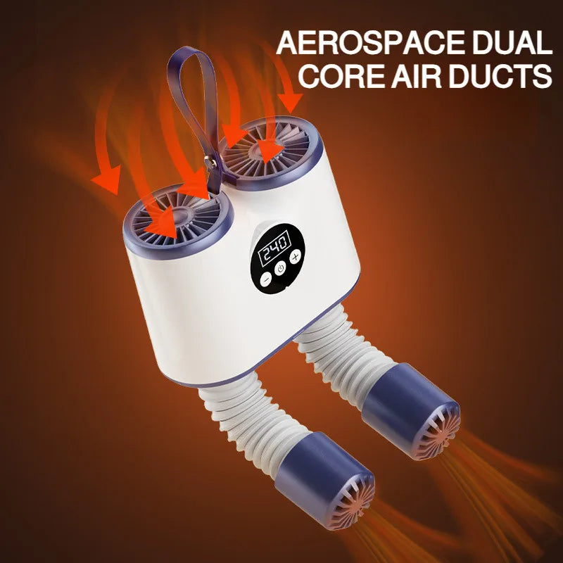 Electric UV Shoe & Boot Dryer Fast-Drying Deodorizer Multifunction Foot Warmer