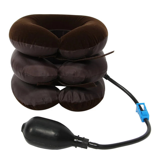 Neck Stretcher Inflatable Air Neck Traction Apparatus Device Soft Neck Cervical Collar Pillow