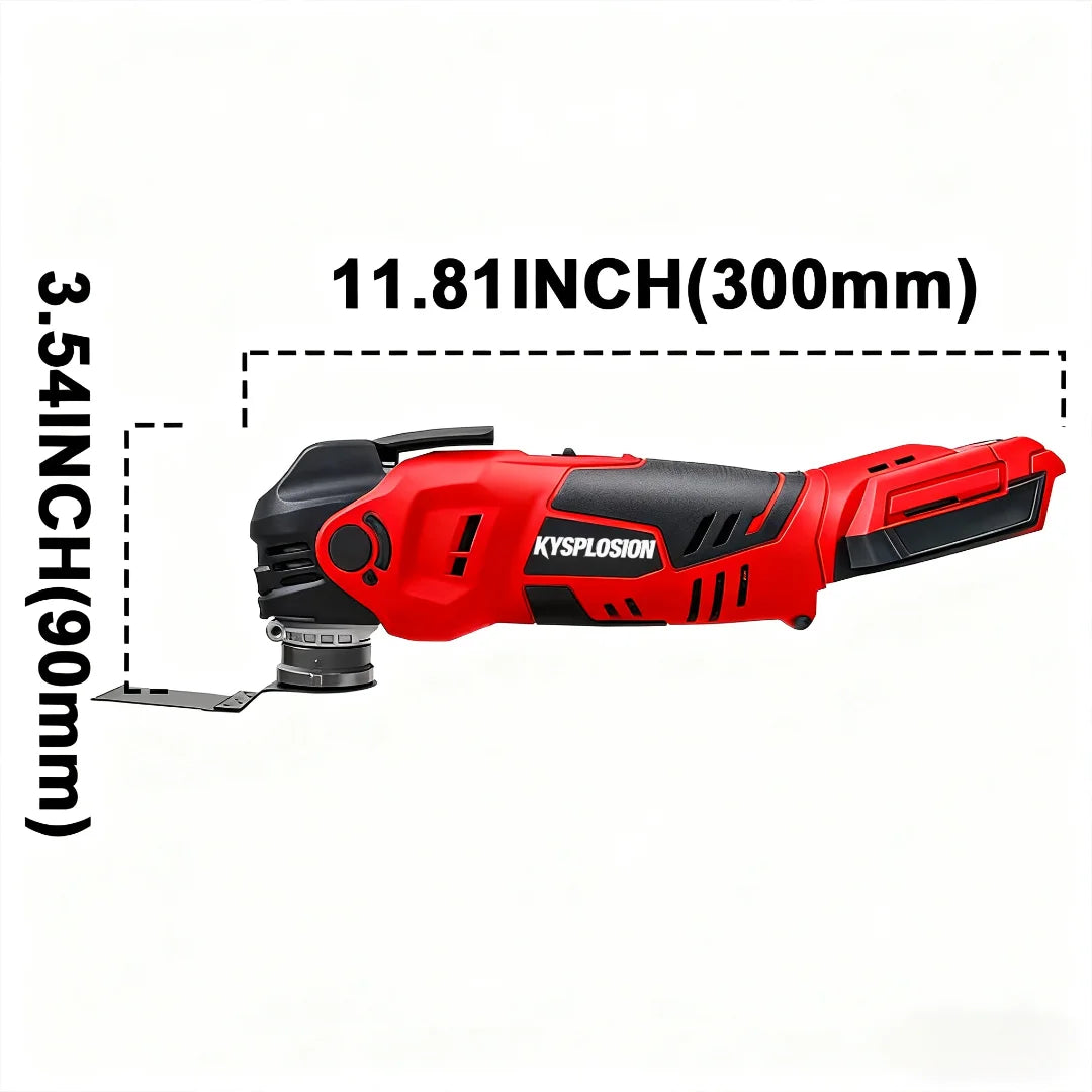 For Milwaukee M18 Battery 5-Speed Brushless Oscillating Multi Tools Cordless Electric Saw Shovel Cutting Power Tool