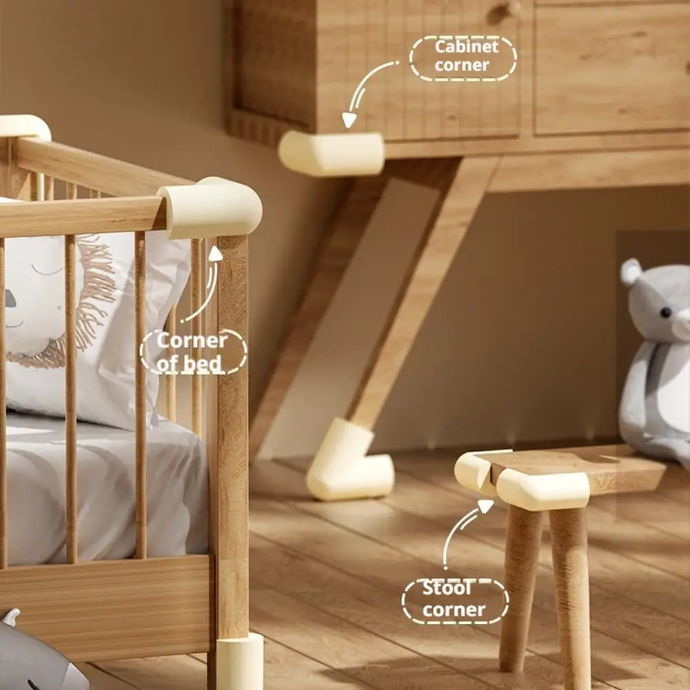 10PCS Baby Safety Soft Corner Protectors for Furniture Tables Infant Child Protection