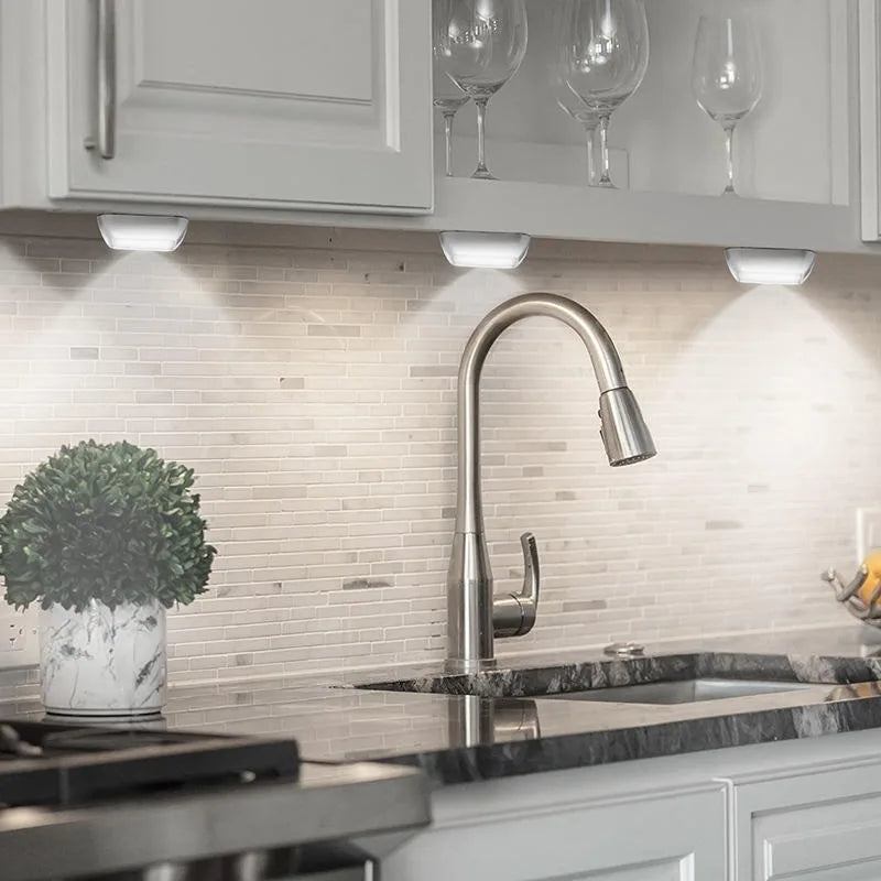 Wireless Motion Sensor Cabinet Night Light LED Wall Lamp for Bedroom & Staircase