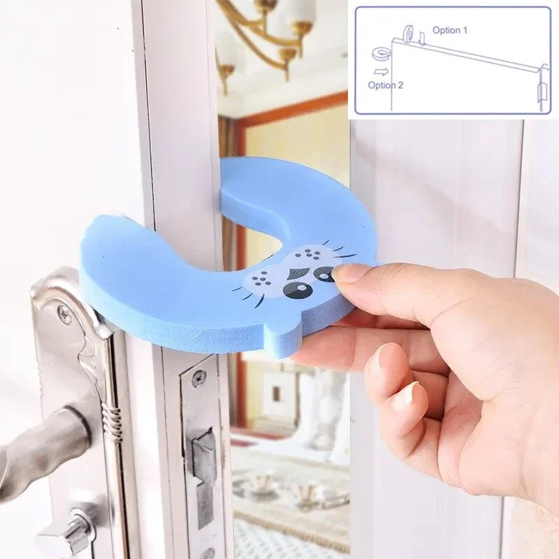 2/5PCS Baby Safety Door Stoppers Anti-Pinch Finger Protectors for Furniture & Kids