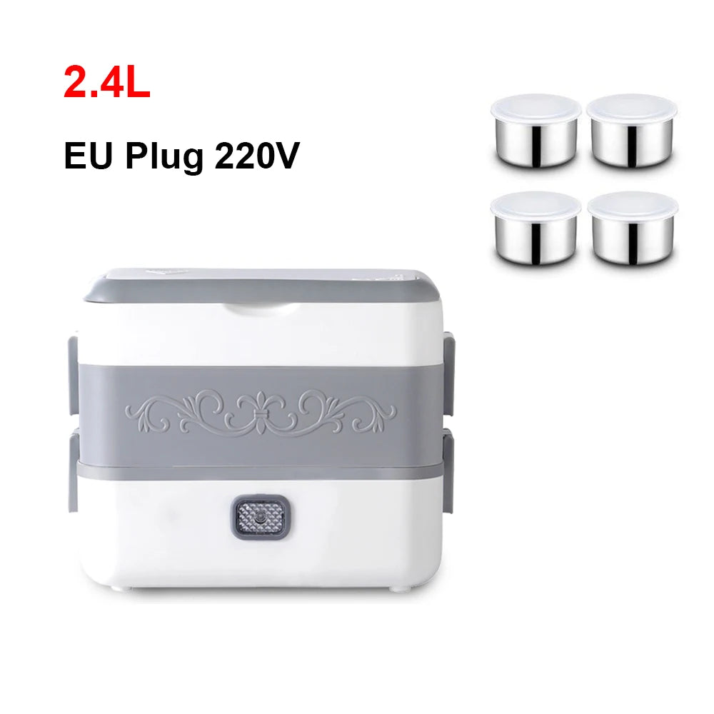 Electric Lunch Box – Portable Food Warmer for Work, Car & Outdoor Use