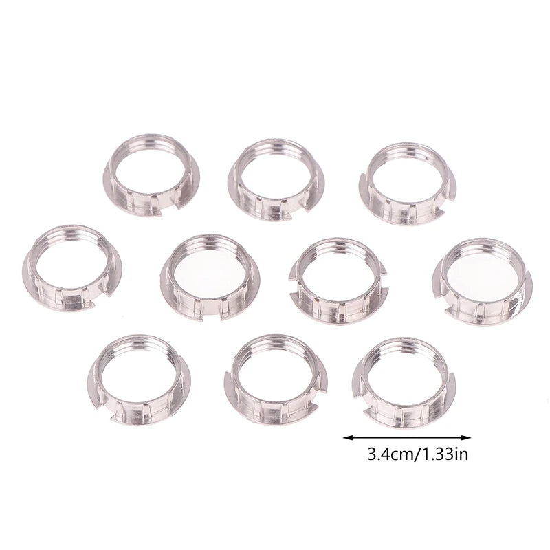 10pcs Metal Lamp Shade Ring G9 Lamp Shade Reduction Ring G9 Lamp Holder Ring, M20 Lamp Shade Bracket Adapter Ring