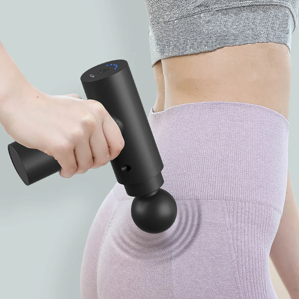 Mini Massage Gun – Portable Muscle Massager with Adjustable Levels