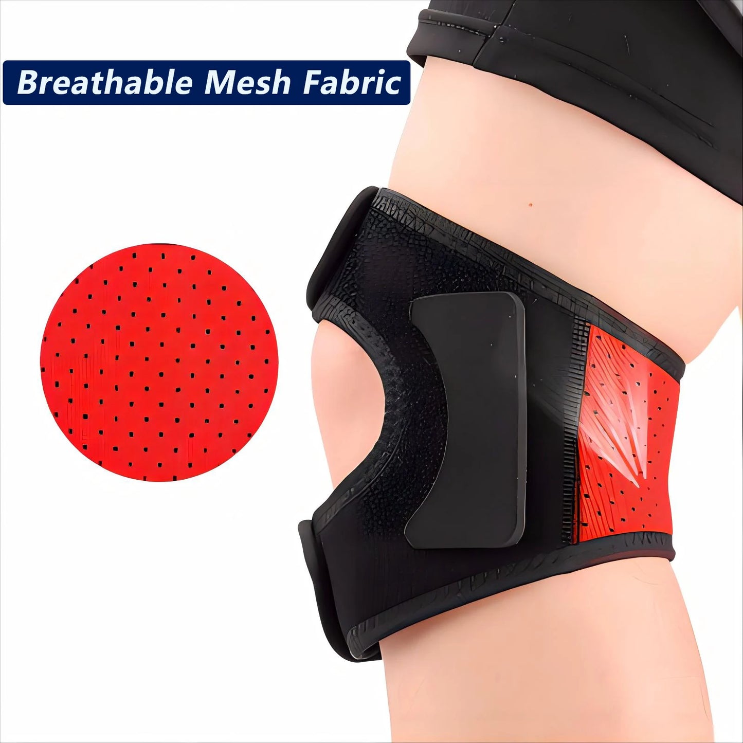 Adjustable Knee Brace – Patella Support with Removable Sponge for Pain Relief