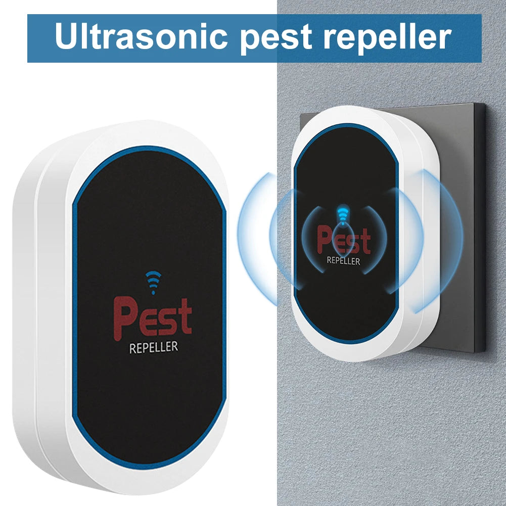 Ultrasonic Pest Repeller Electronic Pest Repeller No Noise Rat Mosquito Repellent Pest Control Device for Bat Mosquito