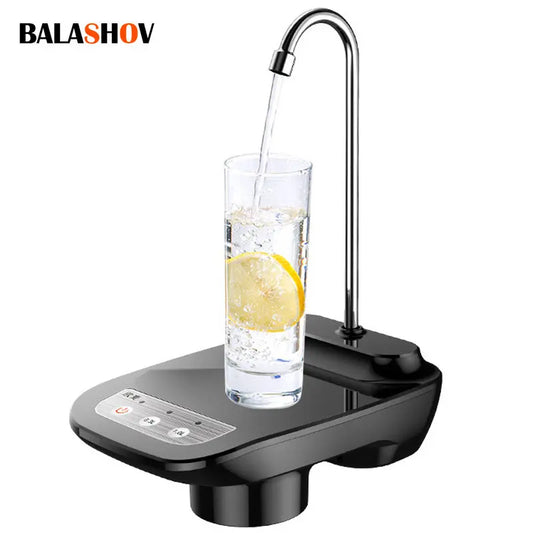 Electric Water Gallon Pump Automatic Water Bottle Dispenser  Rechargeable Water Pump Dispenser With Stand Water Dispenser