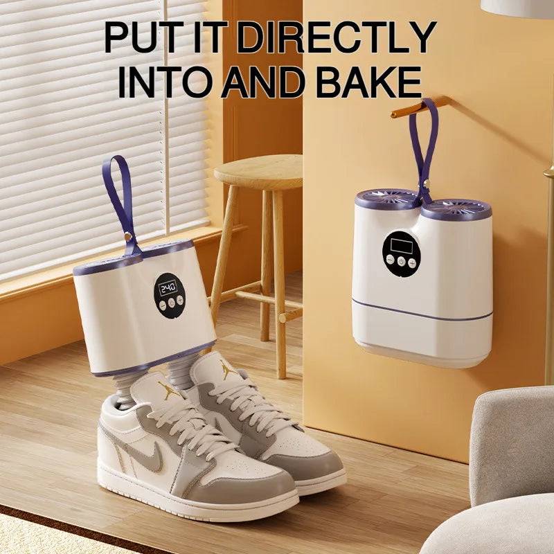 Electric UV Shoe & Boot Dryer Fast-Drying Deodorizer Multifunction Foot Warmer