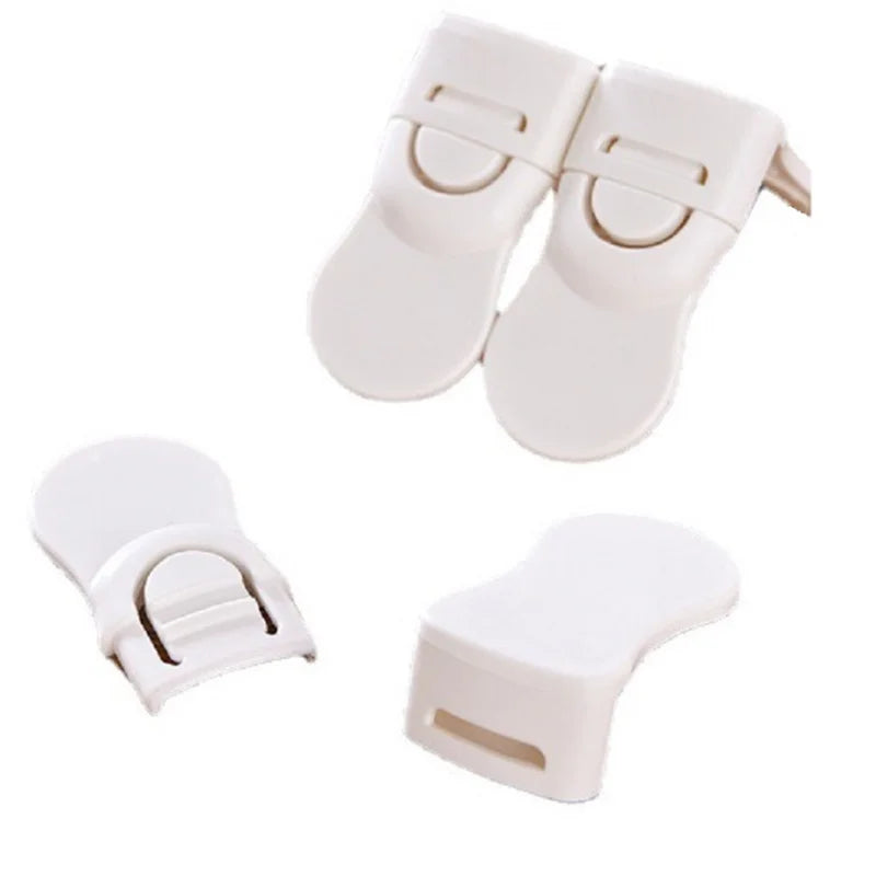 5PCS Child Safety Corner Locks for Cabinets & Drawers Baby Protection