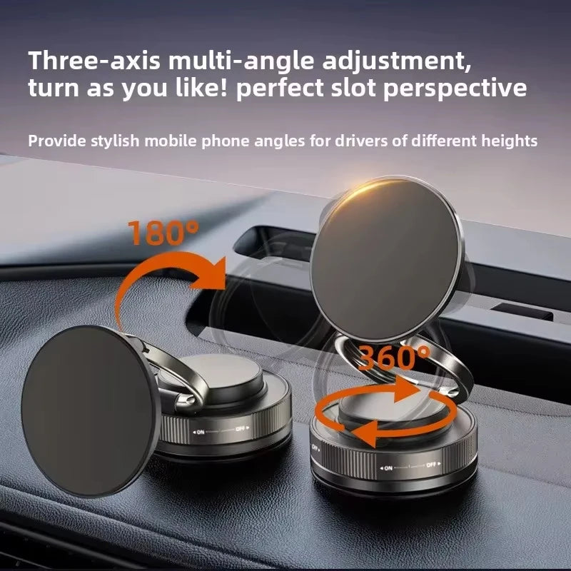 360° Rotatable Magnetic Car Phone Holder Foldable Adjustable Mount for iPhone & Phones