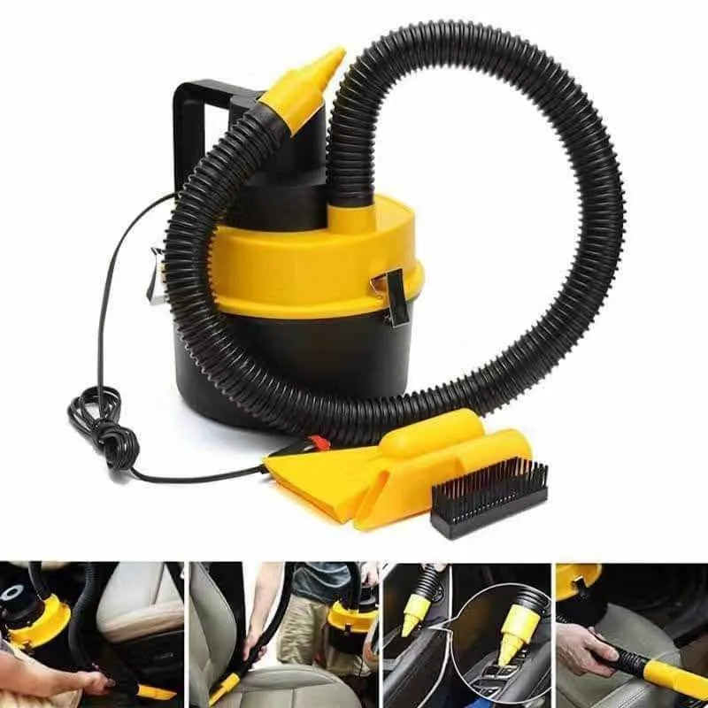 12V Handheld Car Vacuum Cleaner Strong Suction Wet & Dry Portable for Home & Car