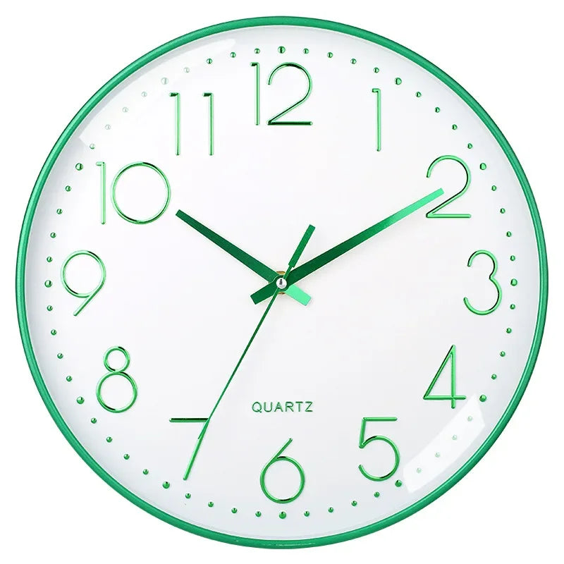 Luminous Wall Clock Large Dial  Wall Hanging Clock Travel Time Accuracy Travel Time Accuracy for School Decoration Bedroom