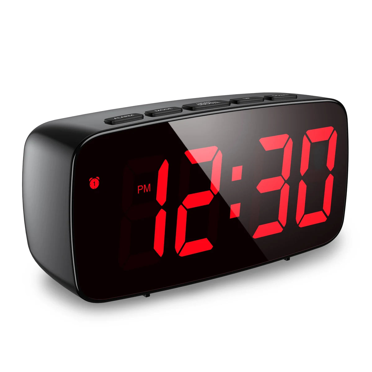 Desktop Alarm Clock Digital LED Clock Voice Control Snooze Time Temperature Display Night Mode Reloj Despertador Desktop Clocks