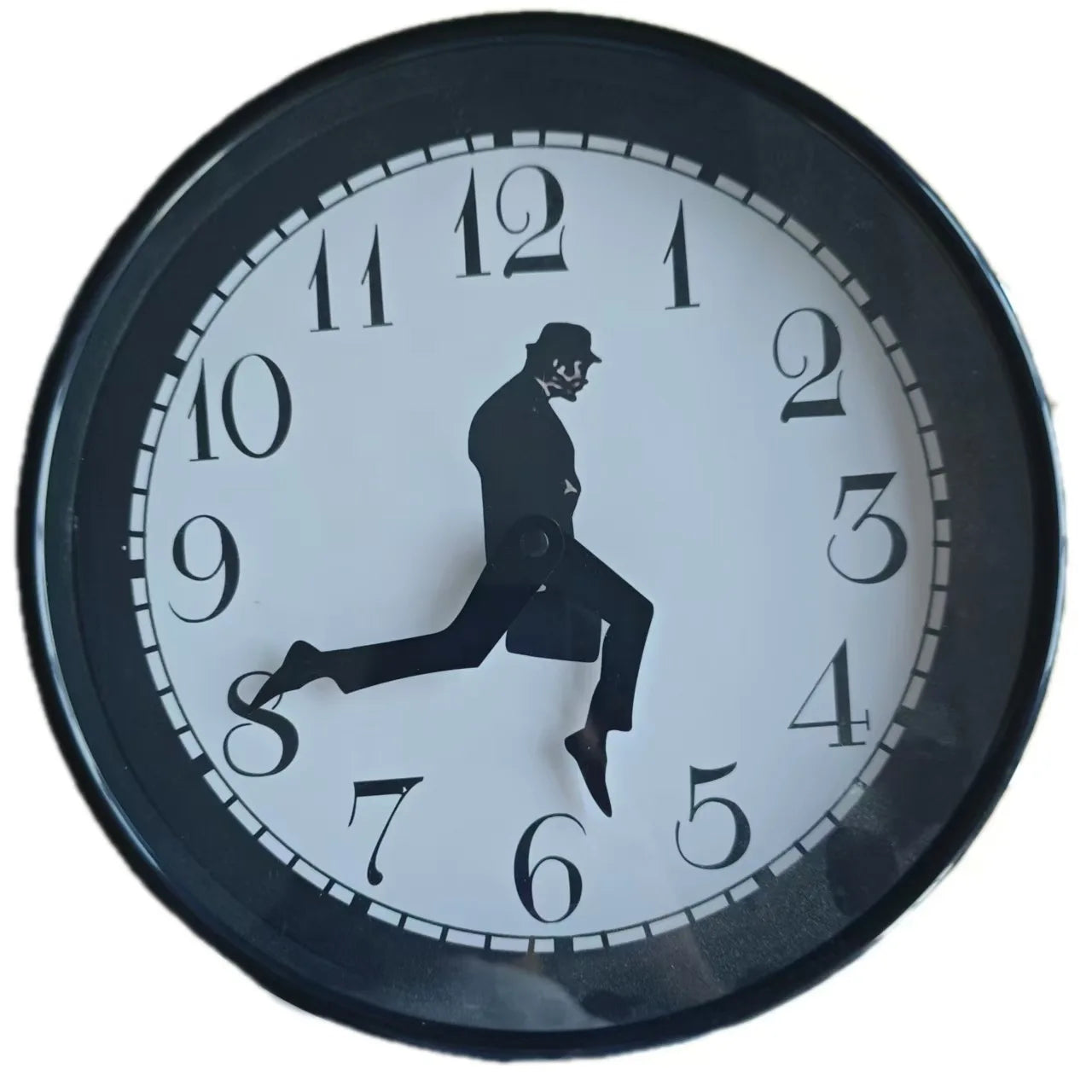 British Comedy Inspired Ministry Of Silly Walk Wall Clock Comedian Home Decor Novelty Wall Watch Funny Walking Silent Mute Clock