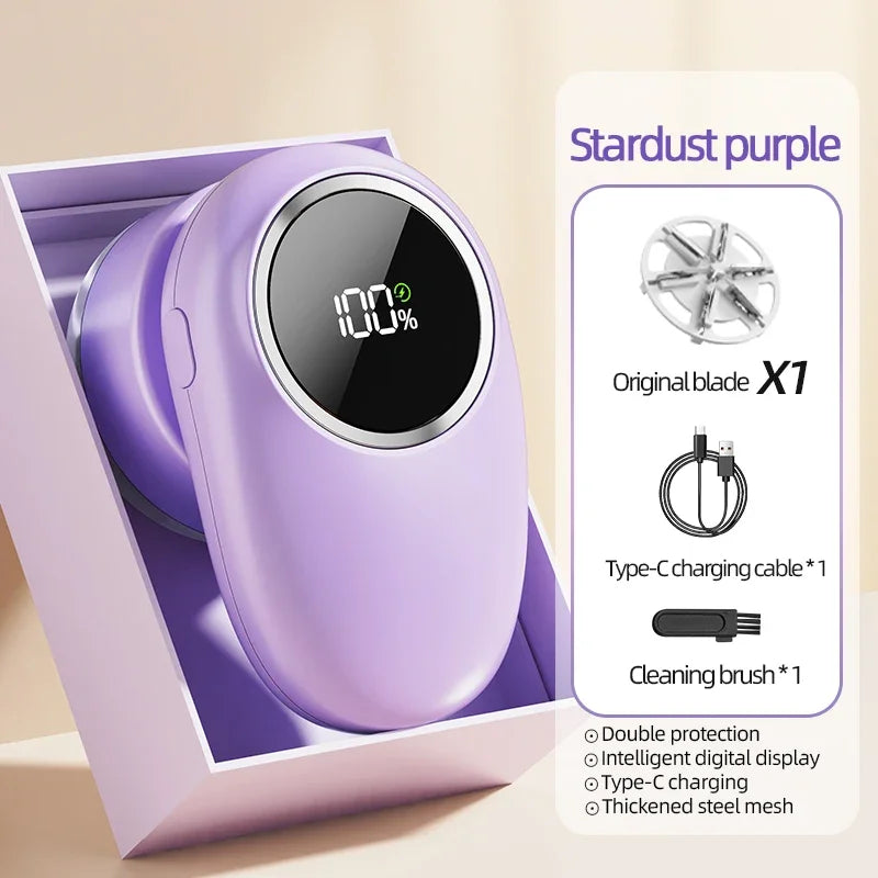 Electric Lint Remover USB Rechargable Cloth Fabric Shaver Fluff Pellet Remove Machine for Clothes Sweater Hairball Trimmer