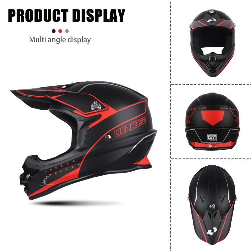 Motorcycle Helmet Professional Motocross Off Road Helm Children Off-road Casque Capacete De Motocicleta