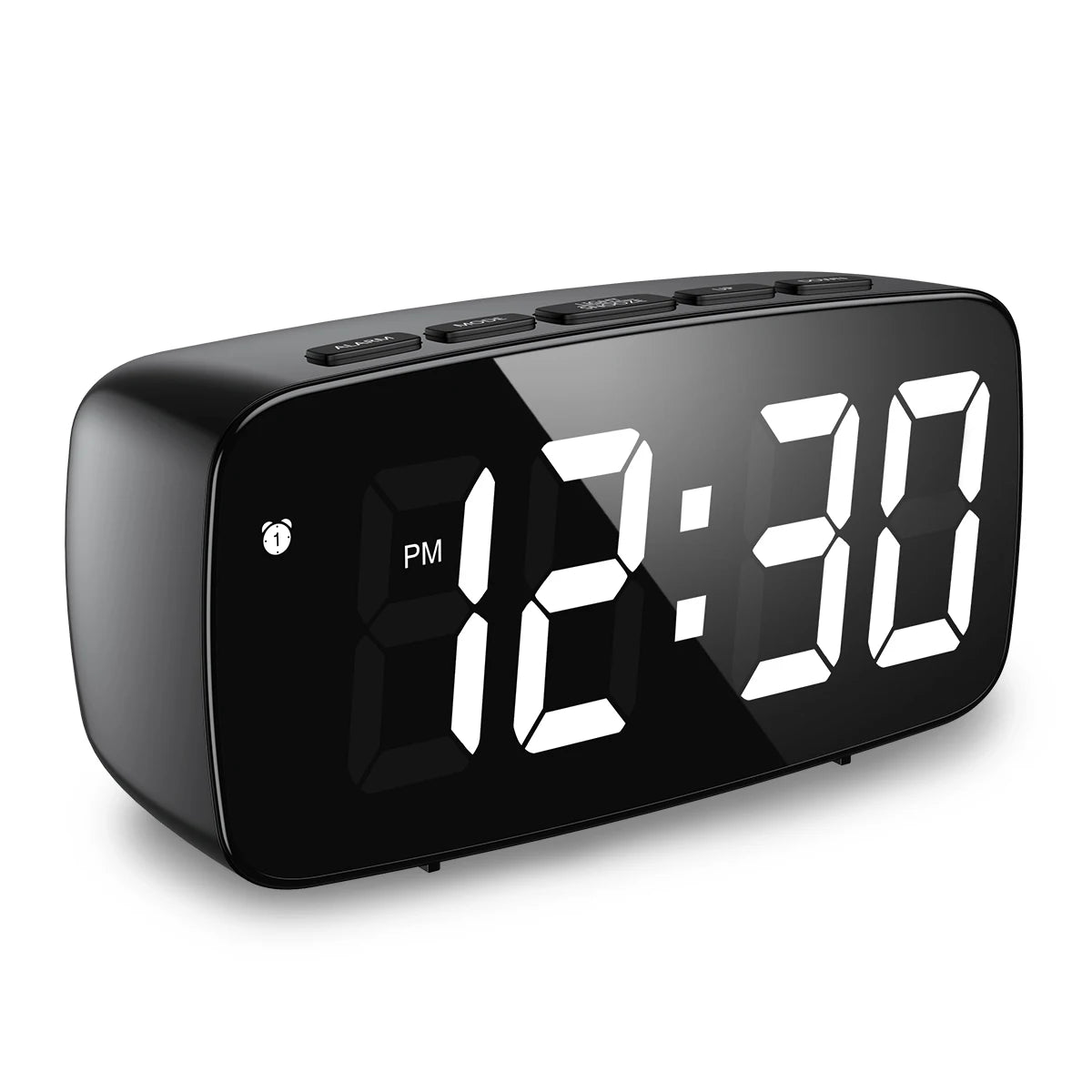 Desktop Alarm Clock Digital LED Clock Voice Control Snooze Time Temperature Display Night Mode Reloj Despertador Desktop Clocks
