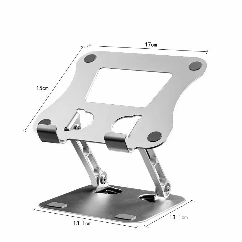 Adjustable Aluminum Phone & Tablet Stand Portable Folding Laptop Holder up to 17"