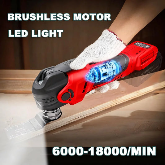 For Milwaukee M18 Battery 5-Speed Brushless Oscillating Multi Tools Cordless Electric Saw Shovel Cutting Power Tool