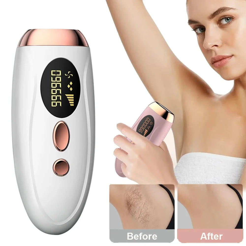 IPL Laser Hair Removal Device 990,000 Flashes Painless Permanent Epilator for Women Body & Face