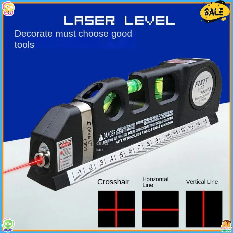 Cross-Line Laser Level – Precision Measuring Tool for Home & Construction