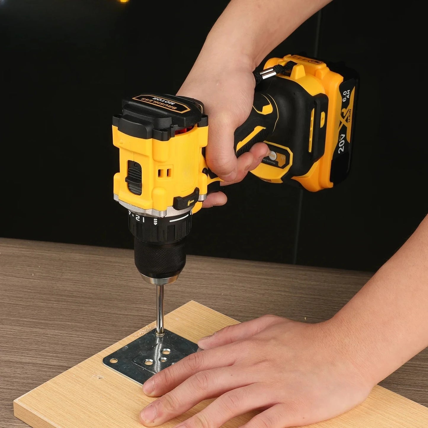 Fit DEWALT DCD805 20V Portable Power Tool Brushless Impact Drill Cordless Electric Screwdriver Multifunctional Hand Drill