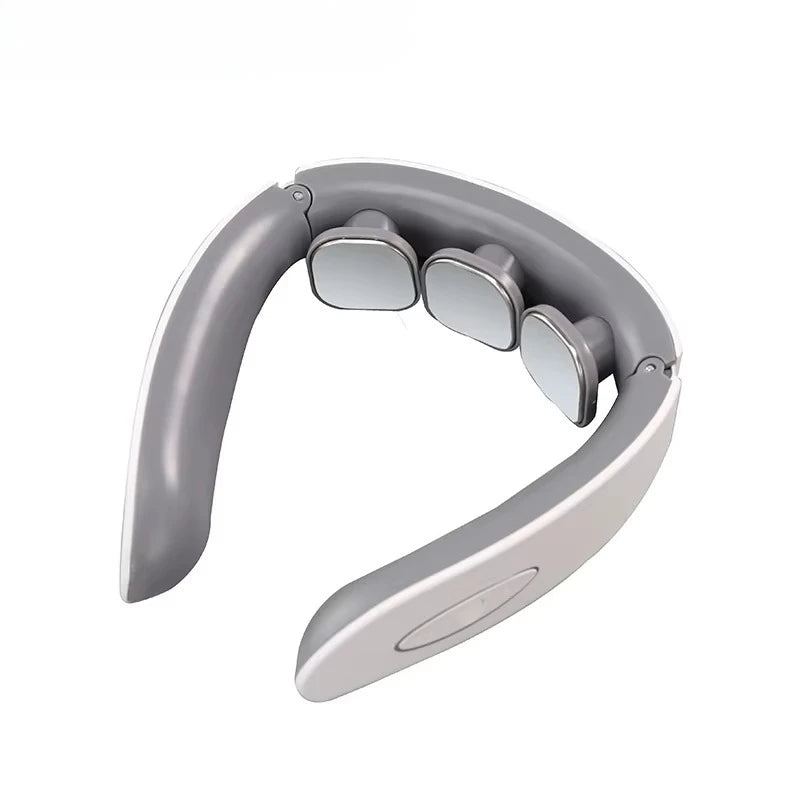 Neck Massage Intelligent Charging Heating Pressing Magnetic Pulse Fashion Portable Pulse Neck Massager Relieve Pain Muscle Care