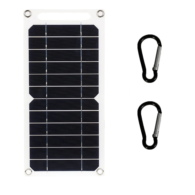 30W Solar Panel with USB – Waterproof Portable Charger for Hiking & Camping (6.8V)