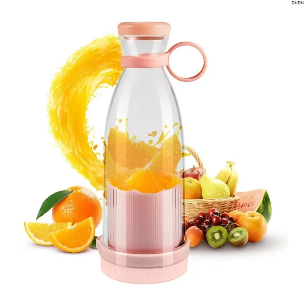 1pc 420ml Personal Size Blender, Portable Blender, Battery Operated USB Blender, Smoothies  Blender Bottle  Portable Juicer