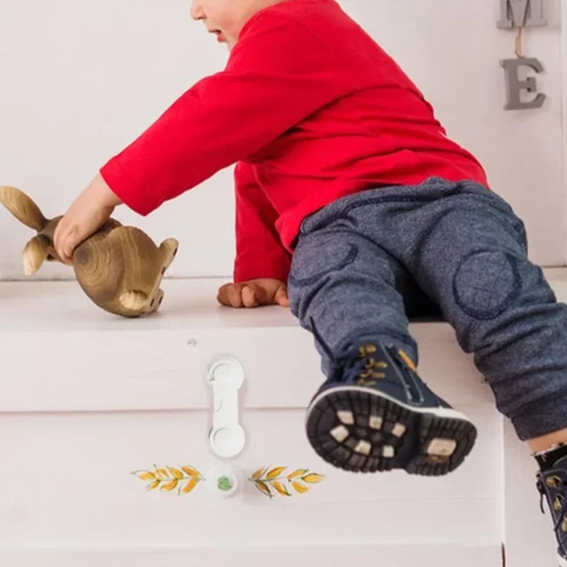 2/5PCS Baby Safety Drawer & Cabinet Locks Childproof Home Protection