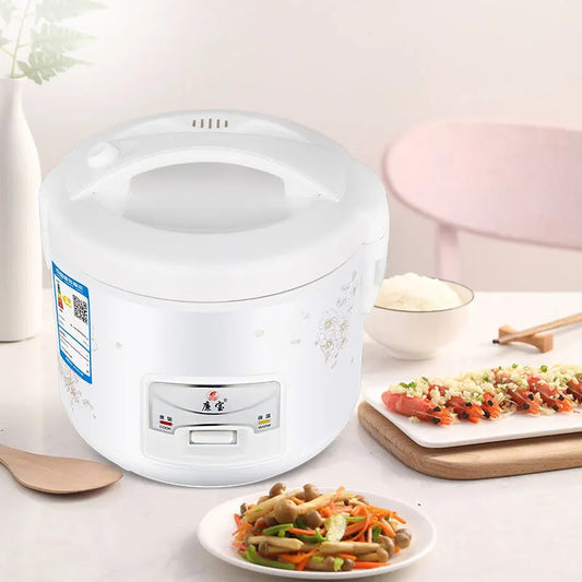 1L Electric Rice Cooker Single Double Layer 220V Multi Cooker Non-Stick Mechanical MultiCooker Steamed Rice Pot For Home