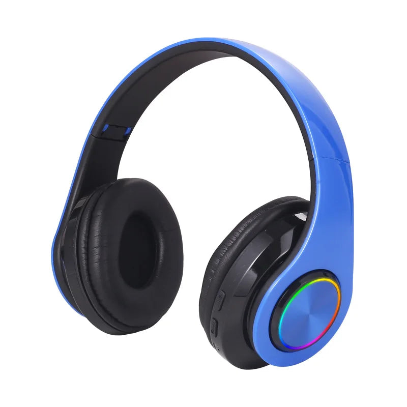 Wireless Bluetooth 5.0 Headphones – Foldable On-Ear Headset with Mic & Stereo Sound