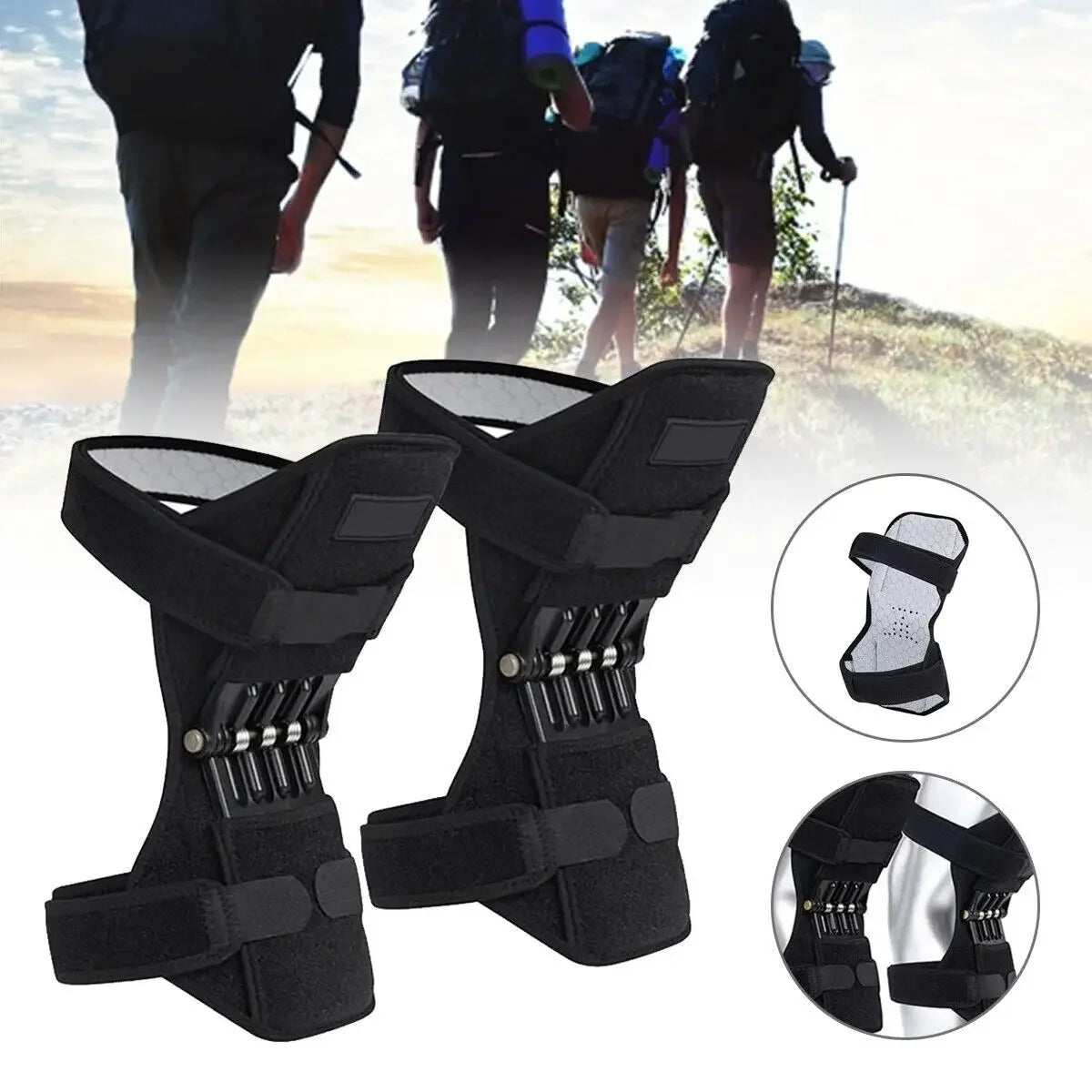Power Lift Knee Brace – Patella Support & Walking Assistance for Seniors