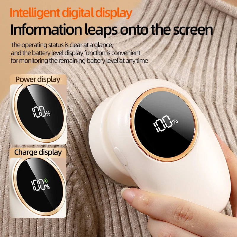 Electric Lint Remover USB Rechargable Cloth Fabric Shaver Fluff Pellet Remove Machine for Clothes Sweater Hairball Trimmer