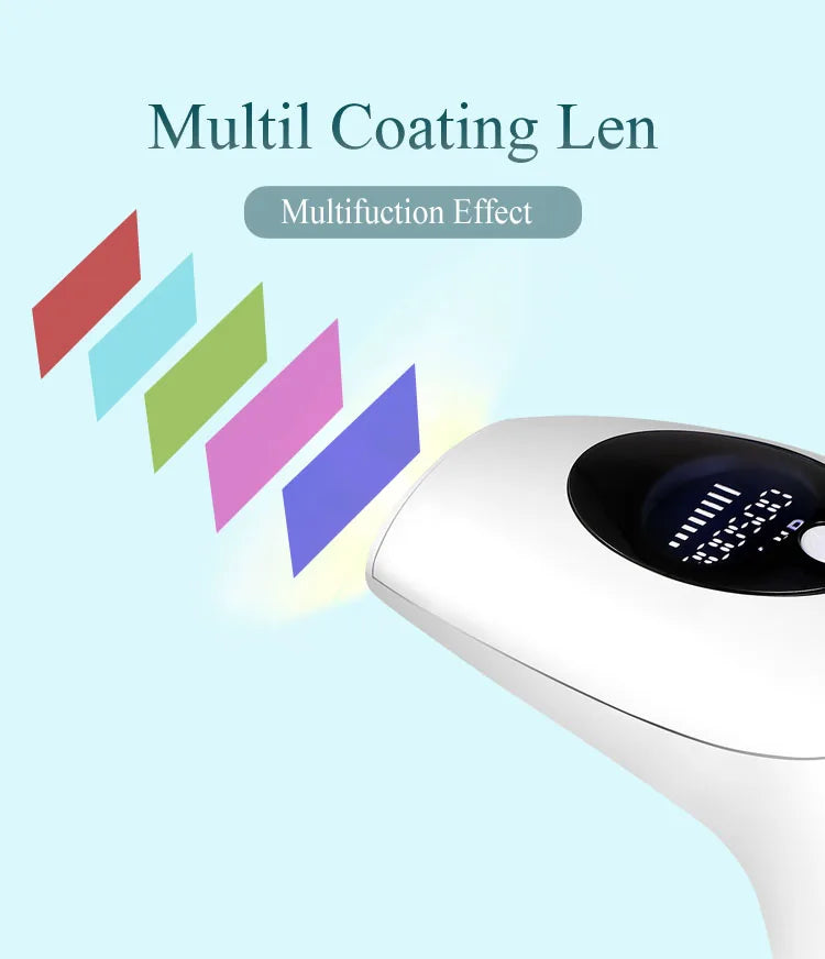 Professional IPL Laser Hair Removal Device Permanent Depilator for Whole Body Women Home Use